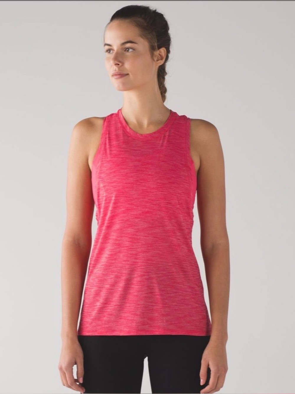 Lululemon Work The Circuit Tank
Heathered Lush Coral / Lush Coral
